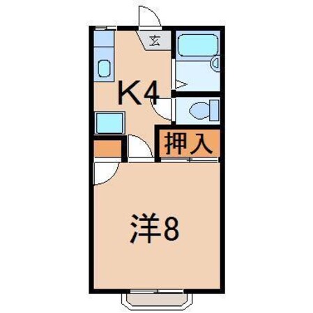 チェリーハイツカンノの物件間取画像